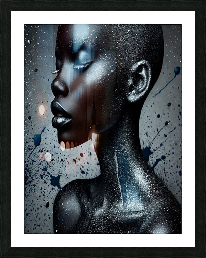 Deep Elegance Picture Frame print