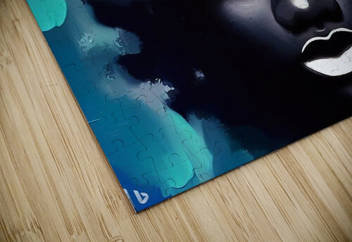 Queen with white lashes  Urban Interior Art puzzle