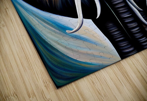 Abstract Elephant Urban Interior Art puzzle