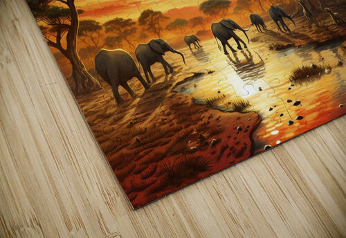 The Safari  Urban Interior Art puzzle