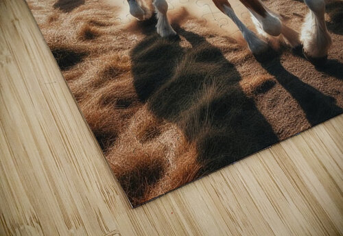 landscape horses Urban Interior Art puzzle