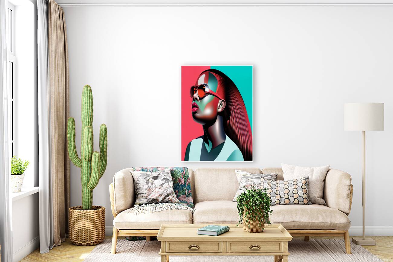 Pop art wave Reproduction