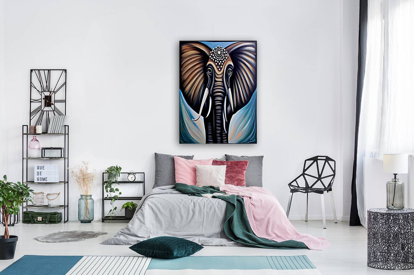 Abstract Elephant Reproduction