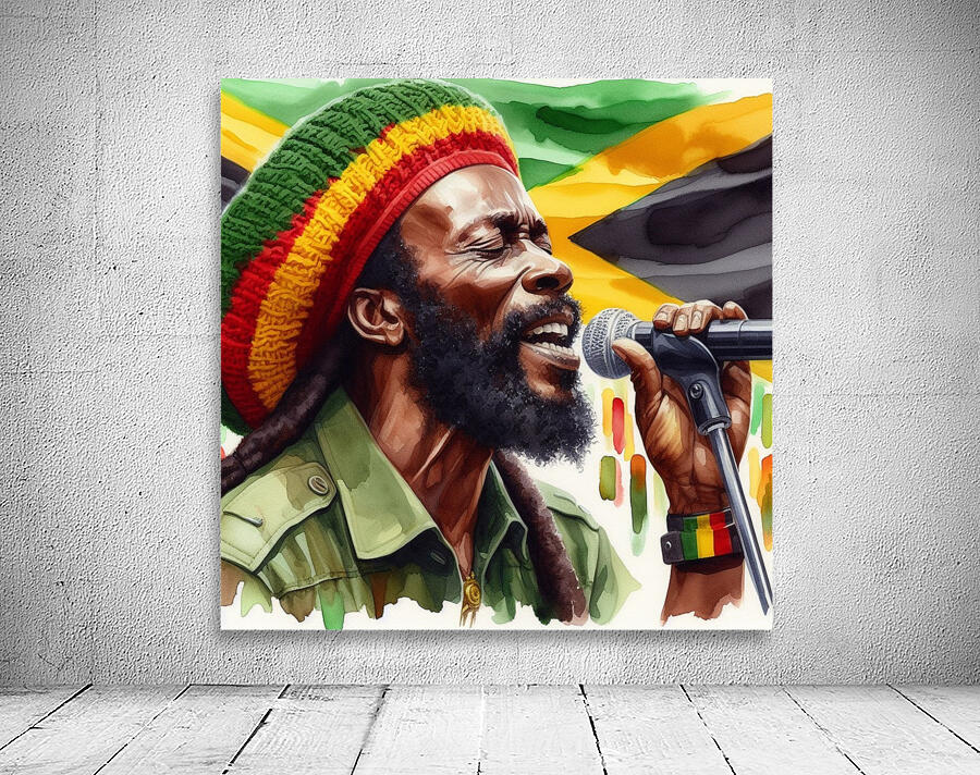  Rasta Man Sing Wall Preview