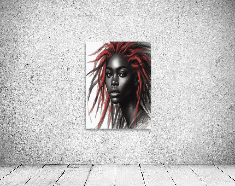 Red Dreadlock  Wall Preview
