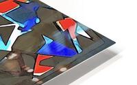 JAGGED HD Metal print