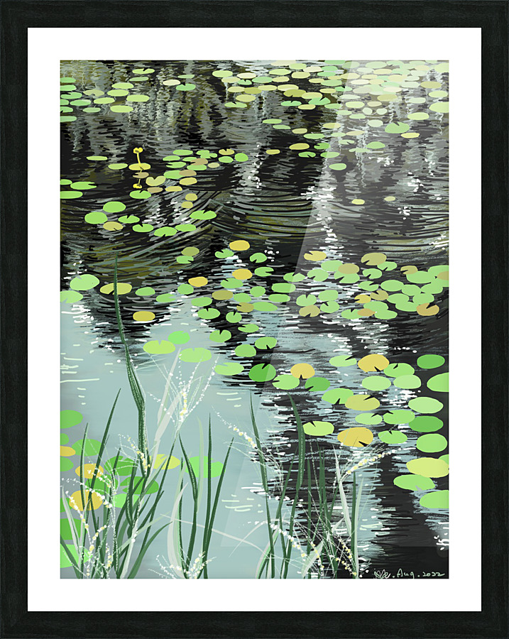 台湾大屯火山生態池-Taiwan Datun volcano ecological pool Picture Frame print