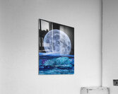 Moon Over Roatan Impression acrylique