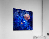Planet in a Blue Universe Acrylic Print