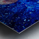 Planet in a Blue Universe Metal print