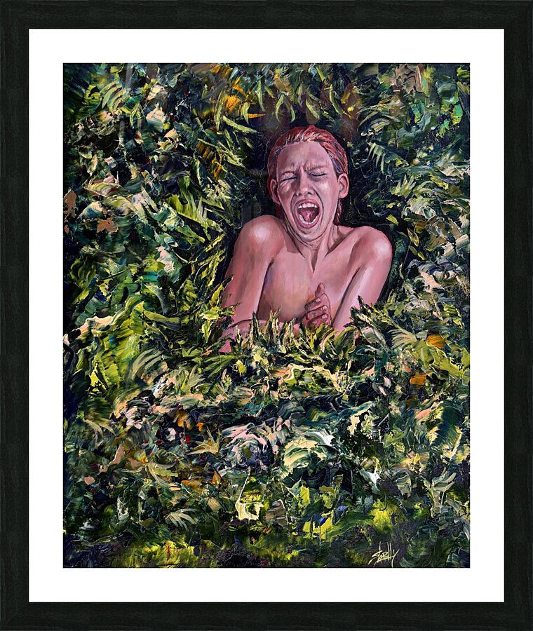 Tipping Point Picture Frame print