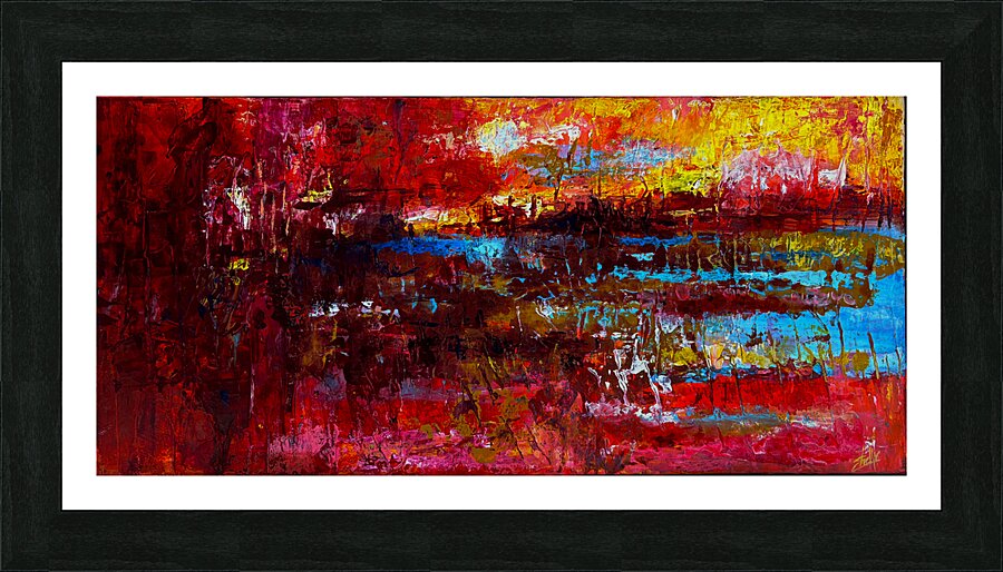 Floodstage Picture Frame print