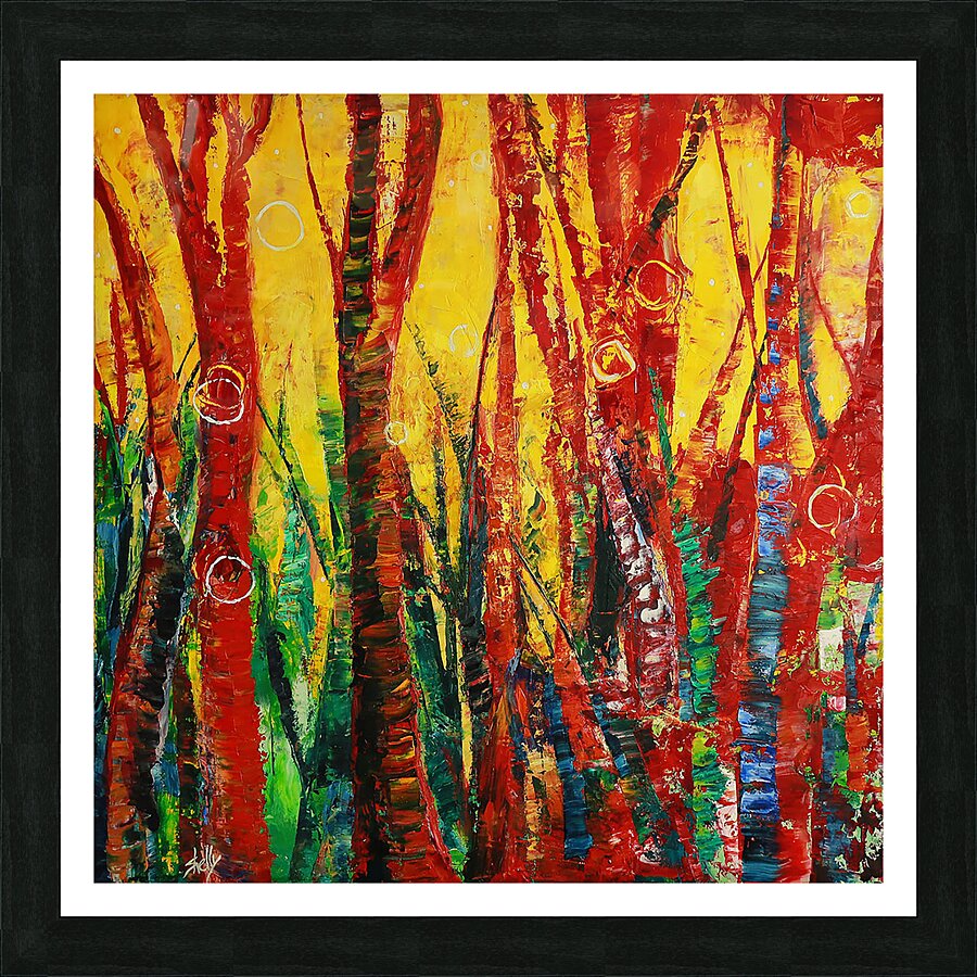 Strange Trees Picture Frame print