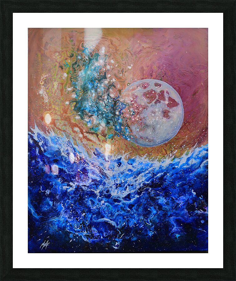 Divine Rift Picture Frame print