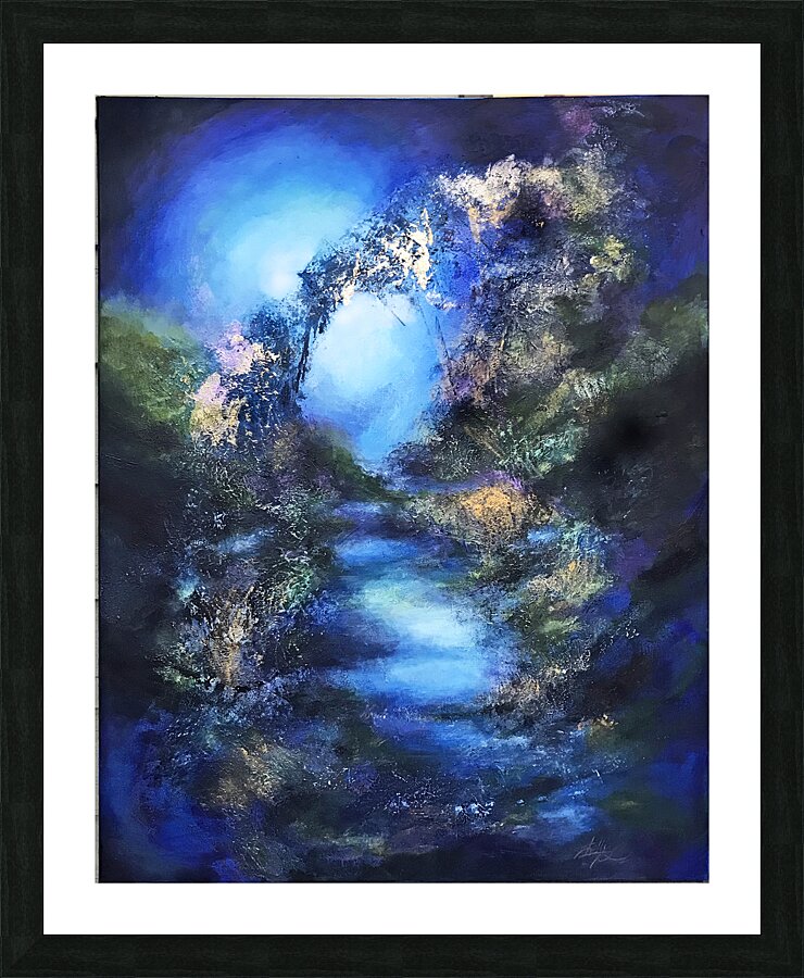 Blue With You Picture Frame print