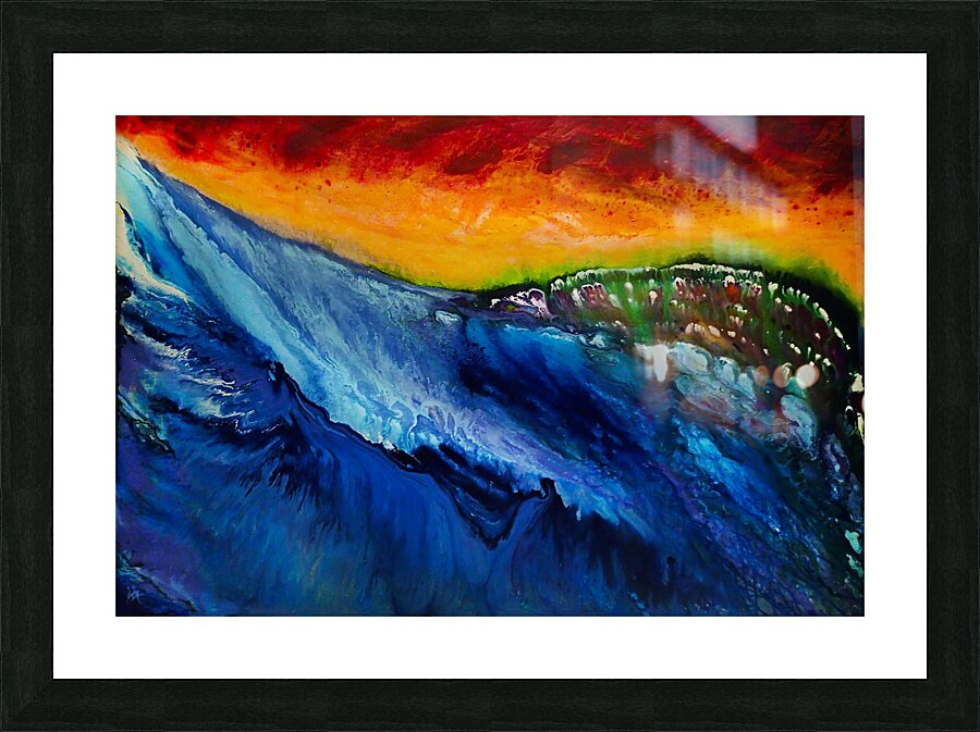 Where Water Meets Sky Picture Frame print