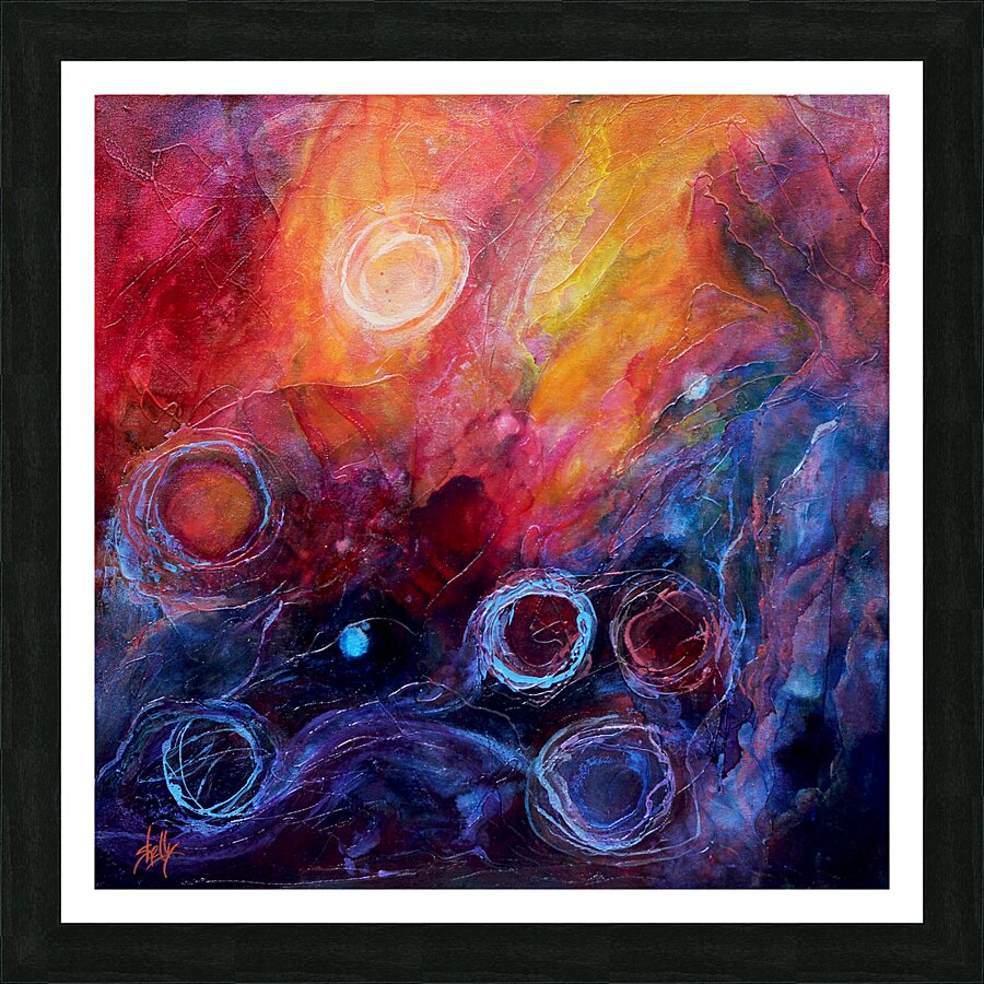 Segment of the Lagoon Picture Frame print