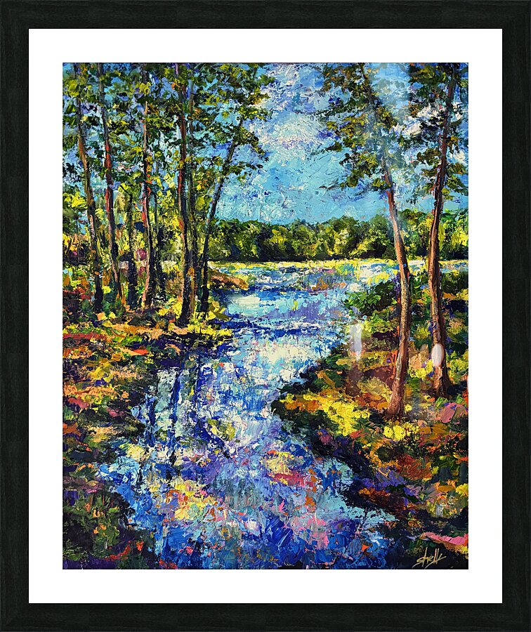 Near Hard Labor Creek Picture Frame print