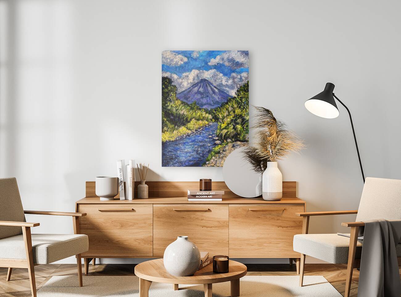 Arenal From The Road Reproduction