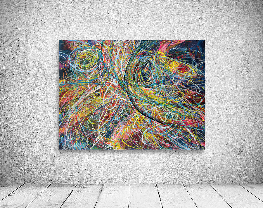 Meteor Trails Wall Preview