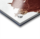 horse on horse with teepees and mountains Acrylic print