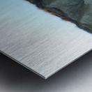 Deer on Hoodoos at Aqam Metal print