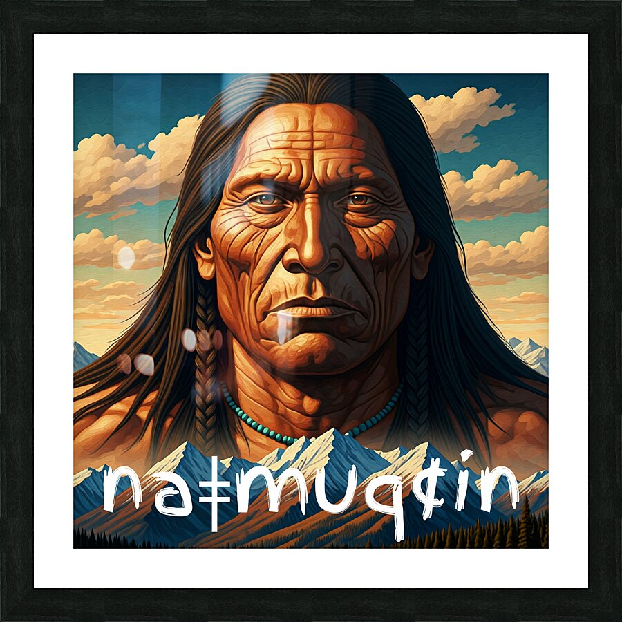 naǂmuq¢in becomes the Rocky Mountains Picture Frame print