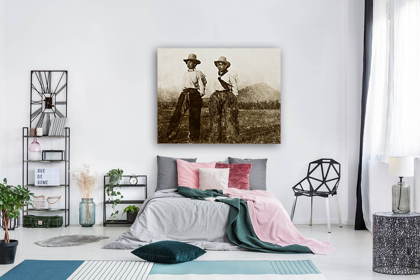 Vintage Ktunaxa Cowbows Reproduction