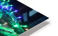 Blue Green Glow HD Metal print