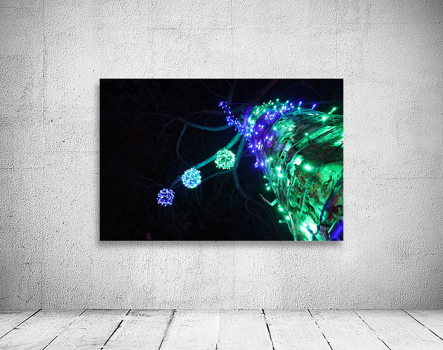 Blue Green Glow Wall Preview