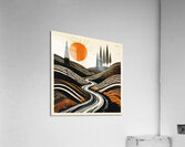 Zebra Landscape Acrylic Print