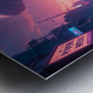 Metropole Neo-Nocturne : Hommage a Syd Mead Metal print