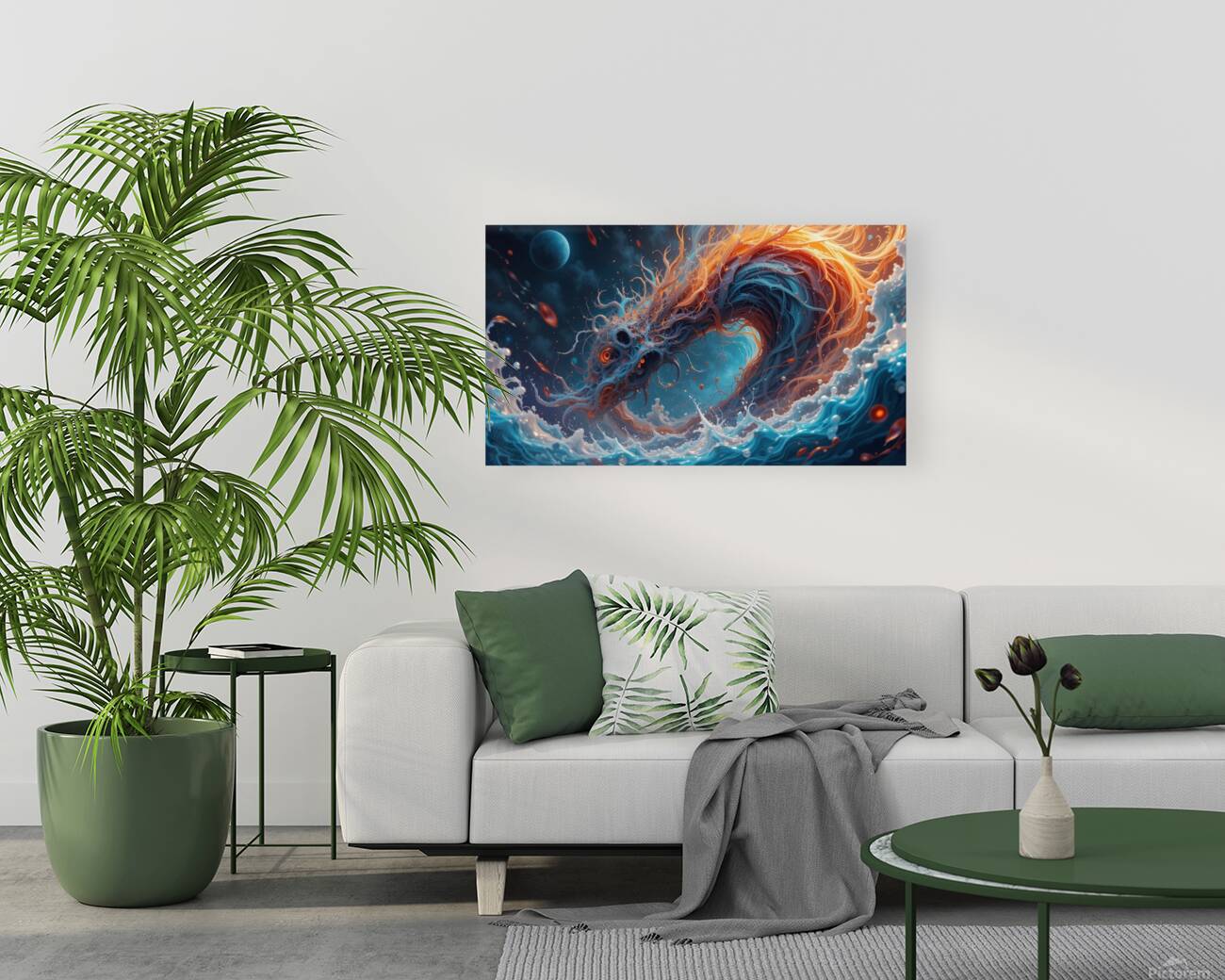 Vortex Cosmique : La Danse des Elements Reproduction