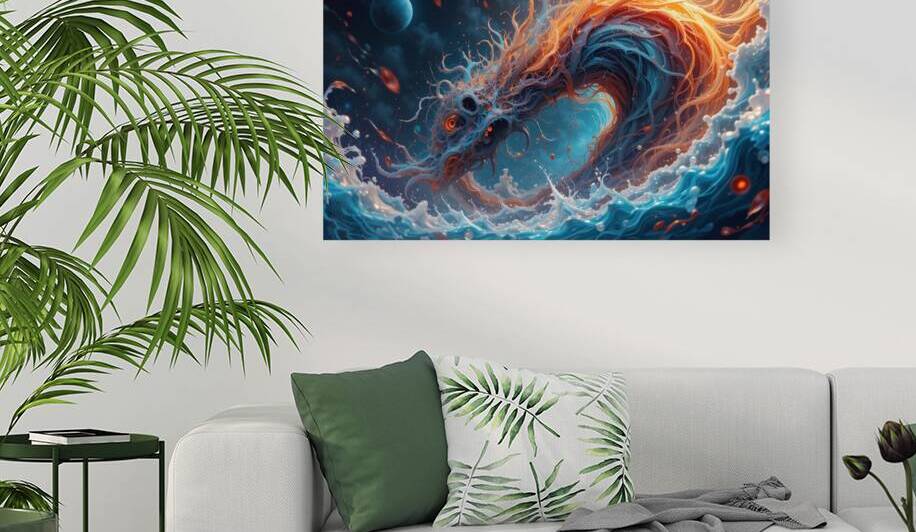 Vortex Cosmique : La Danse des Elements by Shards of Art