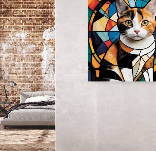 Vitrail Felin by Shards of Art