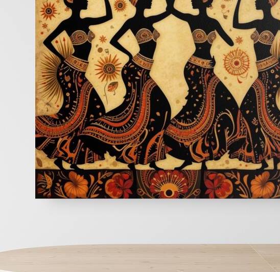 African Tribal Dance – Harmony and Energy by Shards of Art