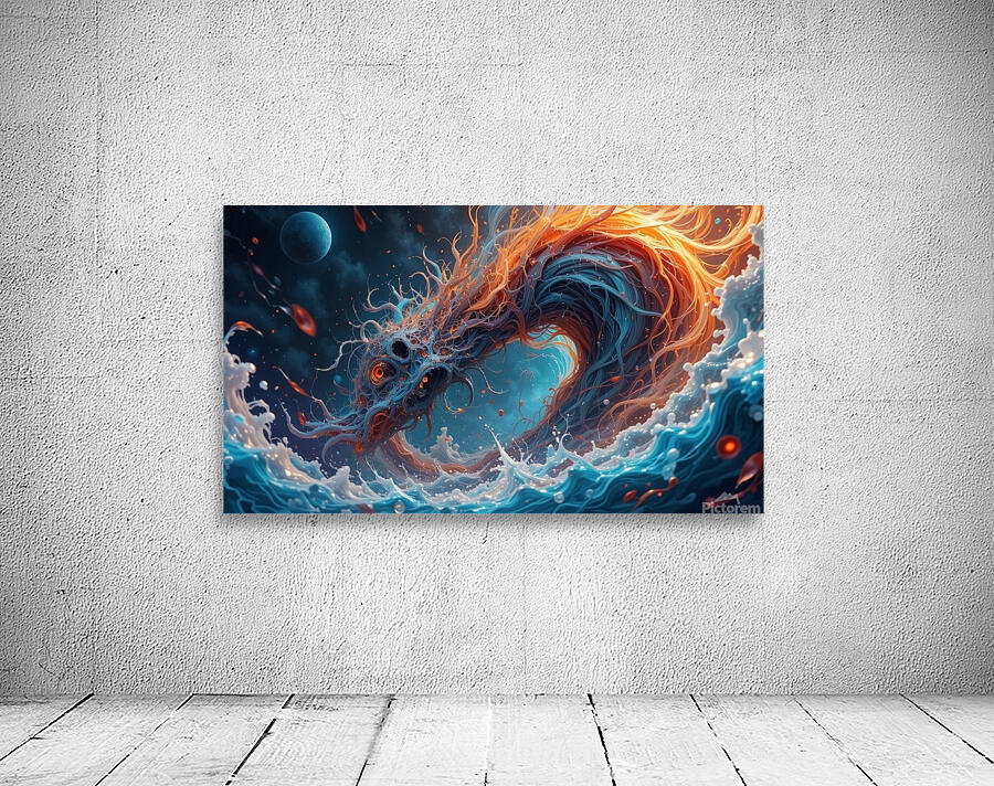 Vortex Cosmique : La Danse des Elements Wall Preview