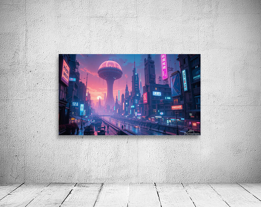 Metropole Neo-Nocturne : Hommage a Syd Mead Wall Preview