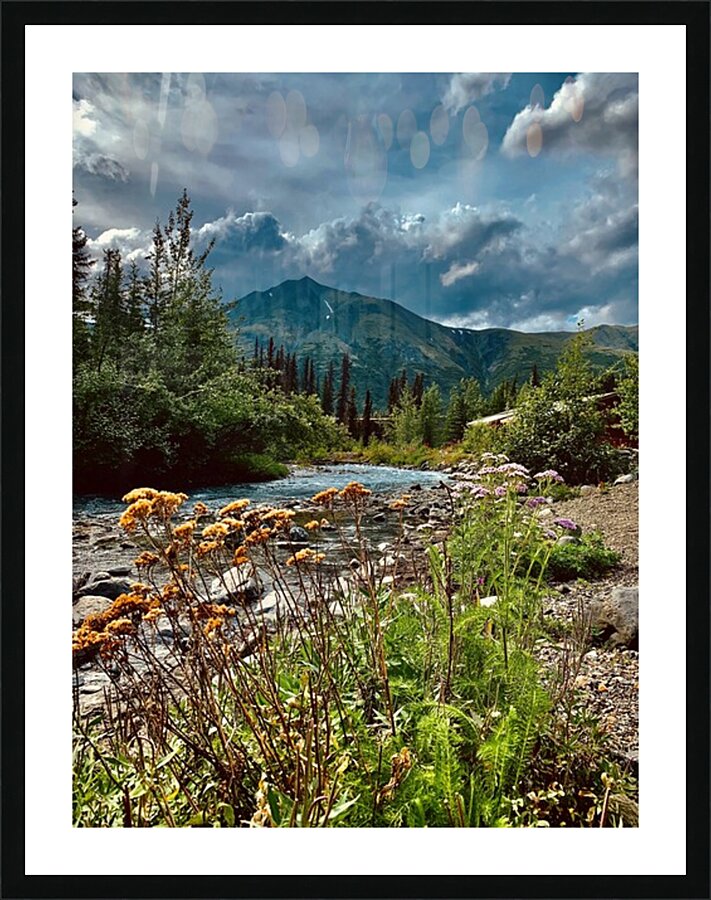 Creekside Alaska 2 Picture Frame print