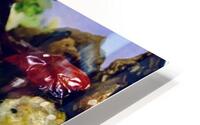 Fish Plate Grilled Lemon HD Metal print