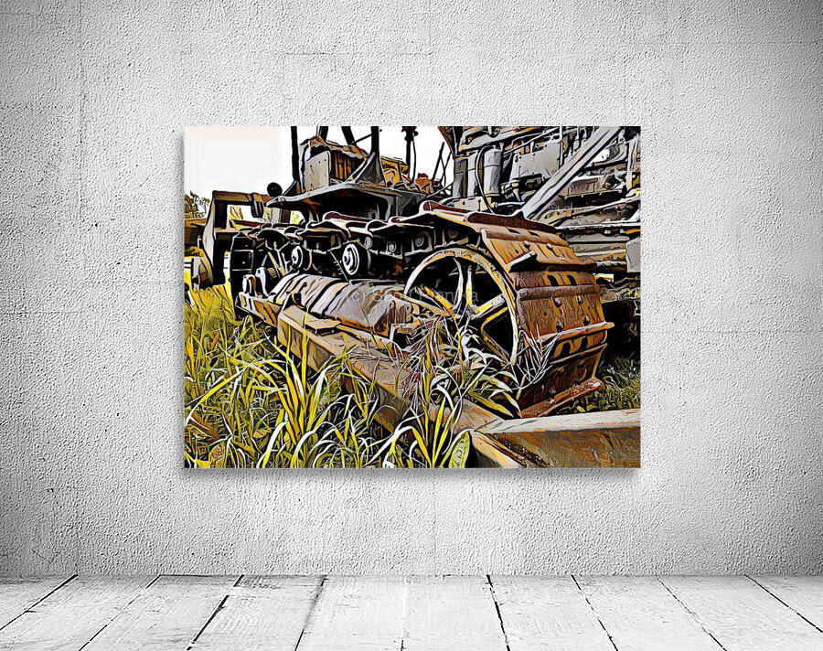 Tractor Cartoon Design Wall Preview