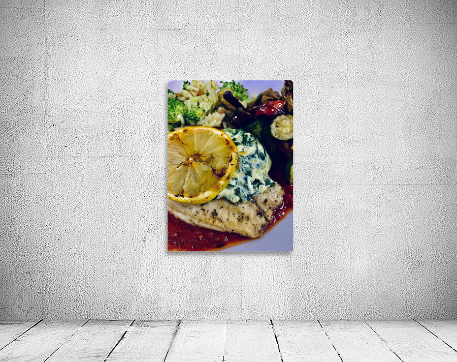 Fish Plate Grilled Lemon Wall Preview