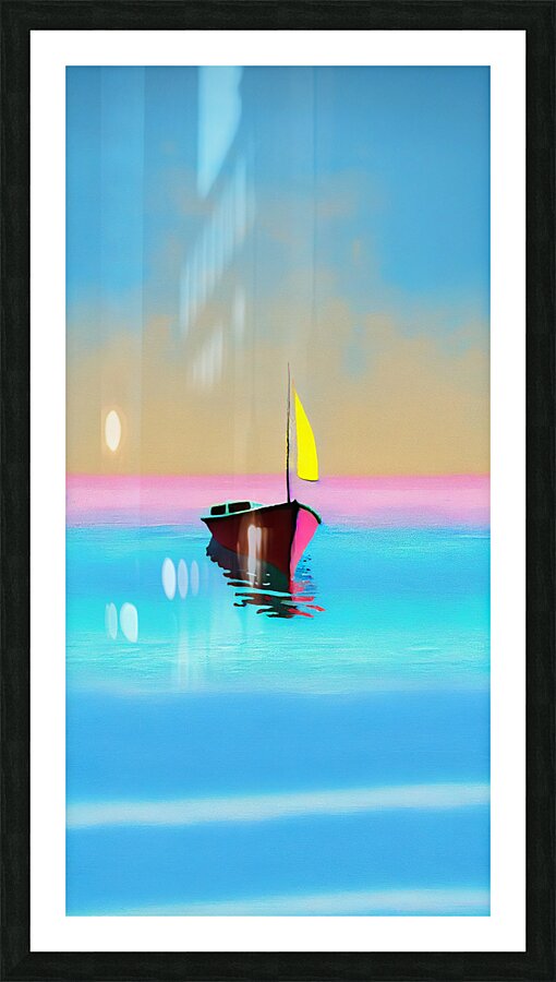Escape Boats5 Picture Frame print