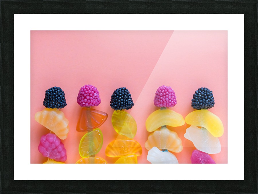 Assorted color Fruit Decors Picture Frame print
