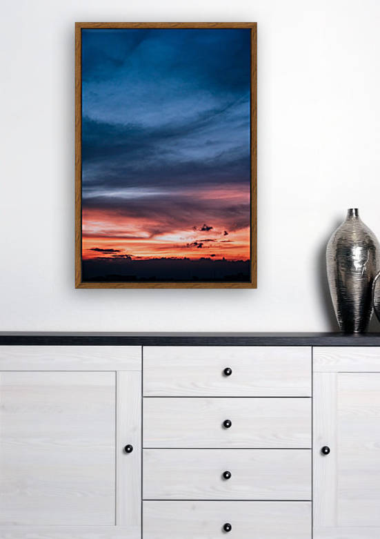 Blue Sky during Golden Hour Reproduction