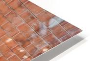Brown Concrete Brick Wall HD Metal print