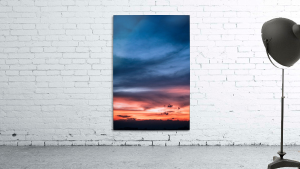 Blue Sky during Golden Hour Wall Preview