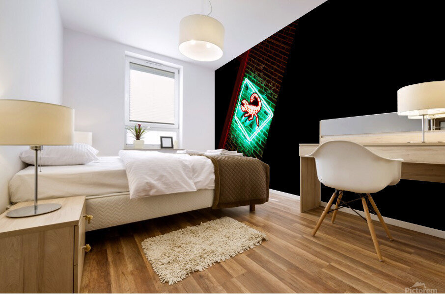 Scorpion Shot Mural print