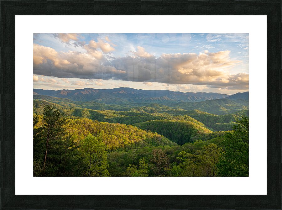 Smoky Mts-Spring Sunset 1 Picture Frame print