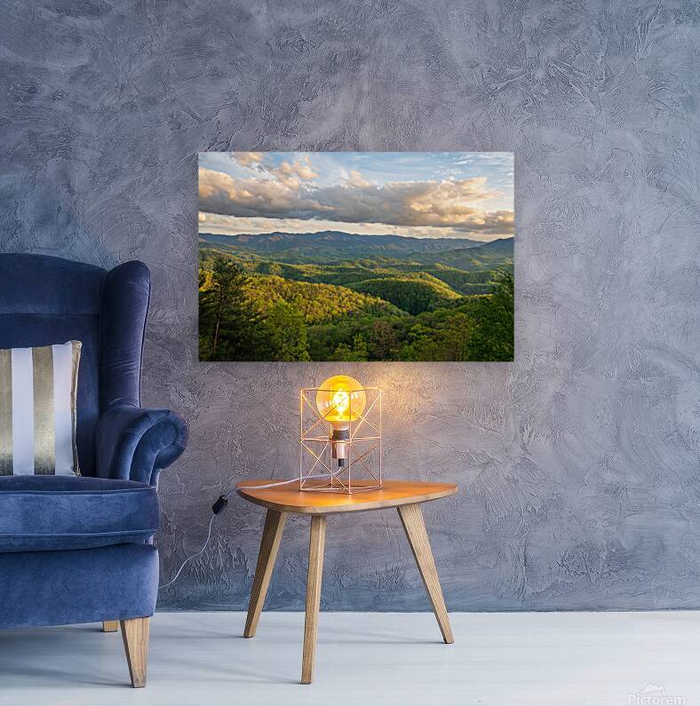 Smoky Mts-Spring Sunset 1 Reproduction